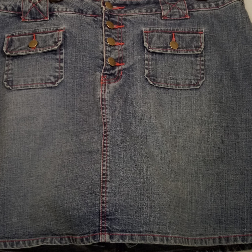 VENEZIA WOMEN'S DENIM SKORT BLUE PINK SIZE 18